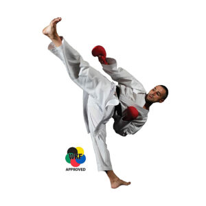 KA 1145 "KUMITE" ΓΙΑ ΑΓΩΝΕΣ KARATEGI Ύφασμα ριγωτό. Φαρδιά σχεδίαση με μακρύ σακάκι. Ελαφρύ και άνετο. Σύνθεση: 50% πολυεστέρας, 50% βαμβάκι.