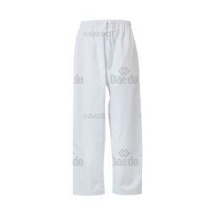 TA 1070 ΠΑΝΤΕΛΟΝΙ DAEDO | Λευκό παντελόνι και εξαιρετικά φαρδύ με λάστιχο στη μέση. Ύφασμα ριγωτό.Σύνθεση: 65% πολυεστέρας, 35% βαμβάκι.
