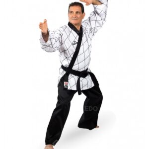 KA 1209 ΣΤΟΛΗ HAPKIDO GRAND MASTER ΜΕ ΛΕΥΚΟ ΣΑΚΑΚΙ