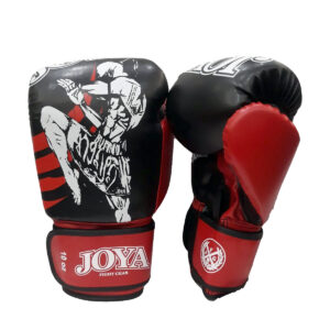 Joya Fighter - Γάντια Κick Βoxing Μαύρο - Κόκκινο