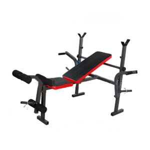 Πολλυπάγγος εκγύμνασης για στήθος ώμους πόδια κοιλιακούς και μπάρα με βάροι.