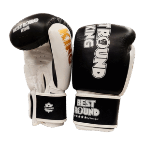 BEST ROUND KING LEATHER GLOVES - ΔΕΡΜΑΤΙΝΑ ΓΑΝΤΙΑ ΤΟΥ BOX (BLACK/ΜΑΥΡΑ)